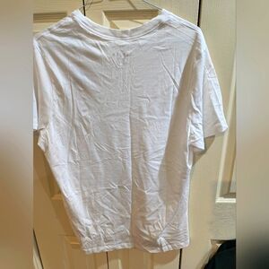 Jordan White T-Shirt with Black Logo